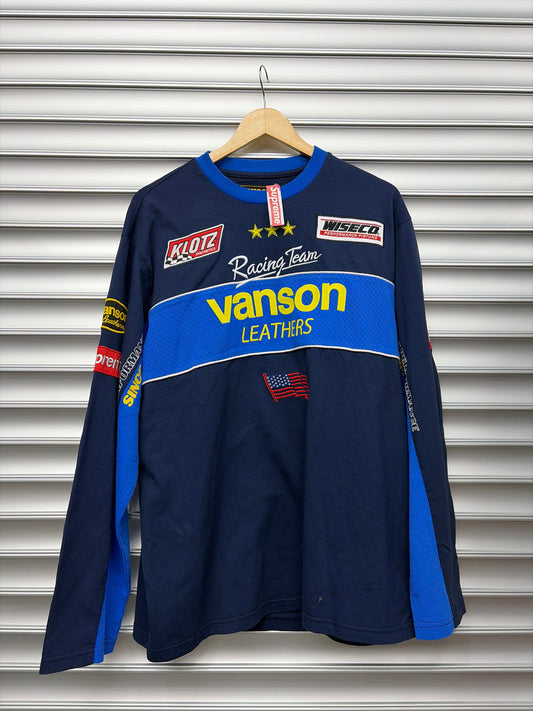 Supreme Vanson Blue L/S - Large