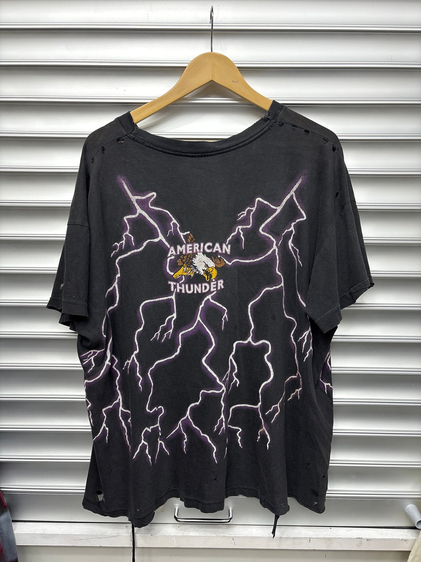 Vintage Faded Feel The Wind Tee - XL
