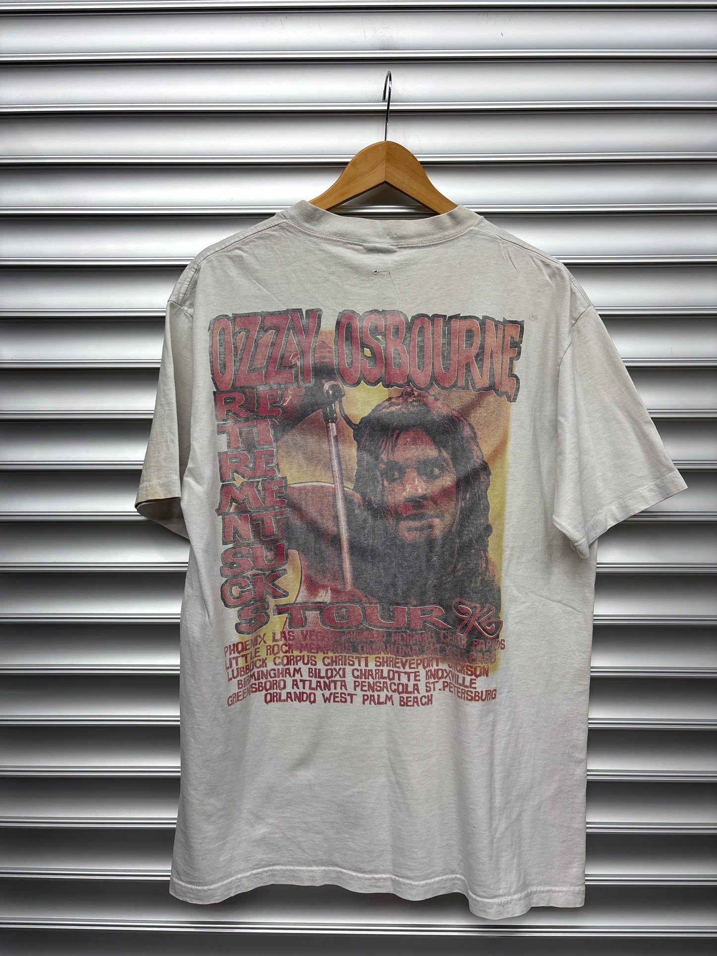 Vintage Ozzy Ozbourne Tour Tee - L