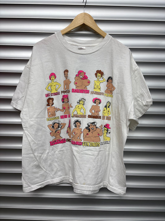 Vintage Pink Tits Tee - XL