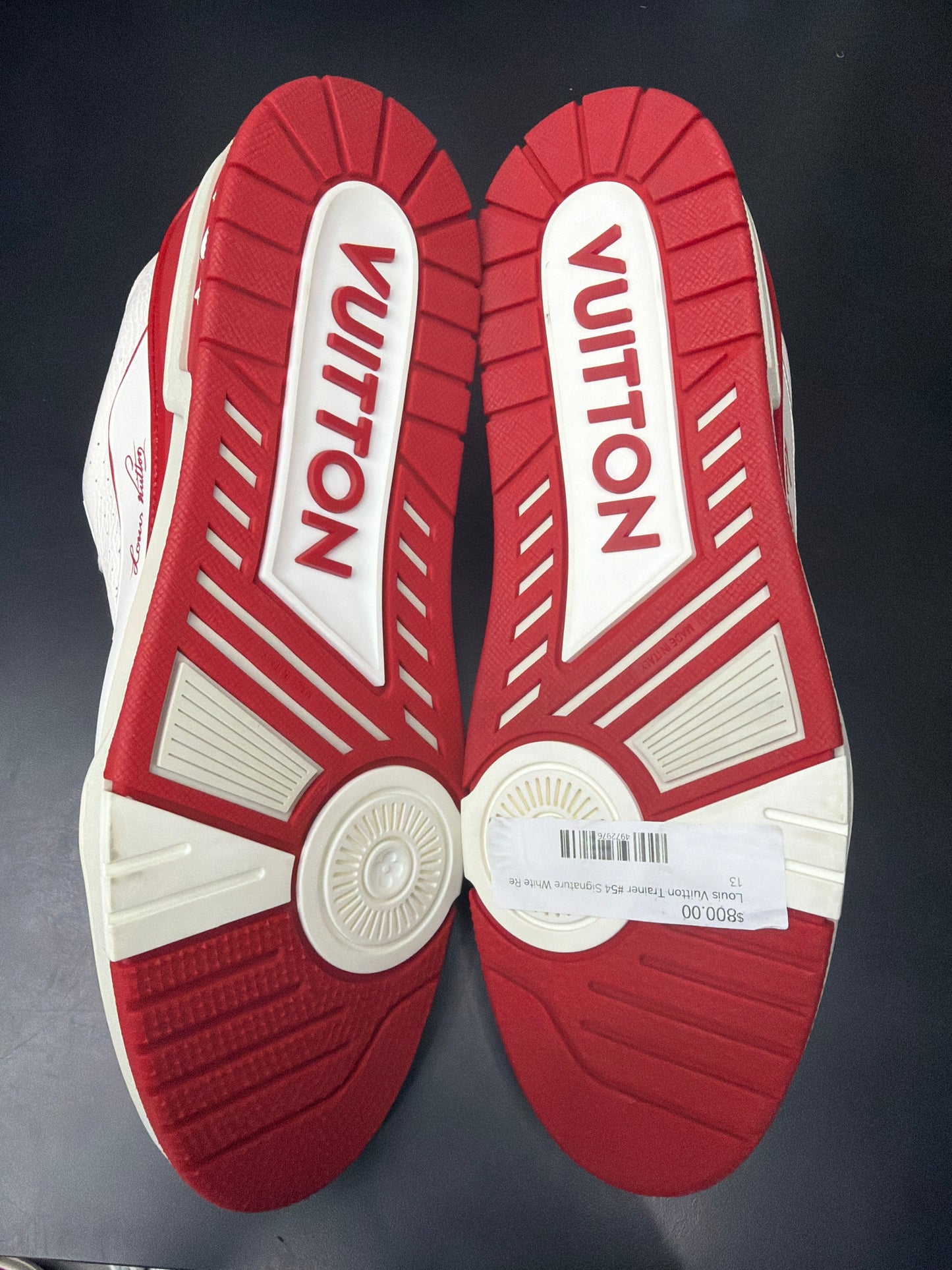 Louis Vuitton Trainer Red #54 - 14M (NB)