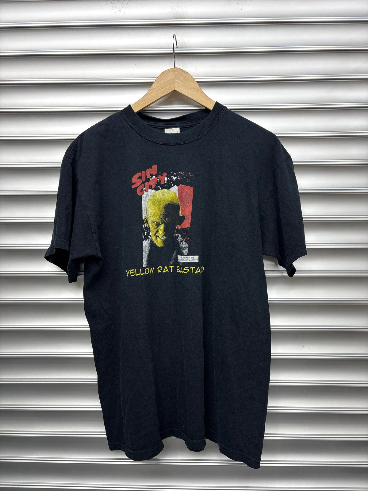 Vintage Sin City Yellow Rat Bastard Tee  - L**