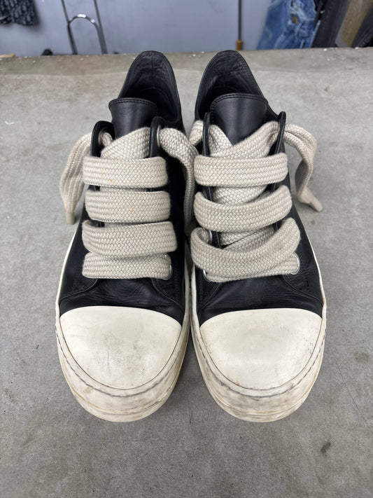 Rick Owen Ramone Low Jumbo Lace Black Leather - 44(11)(NB)**