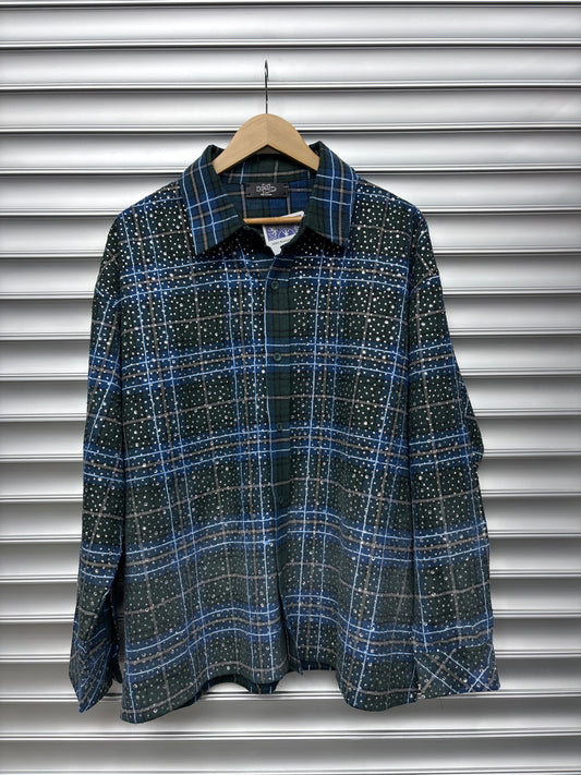 HMDD Rhinestone Flannel - XL