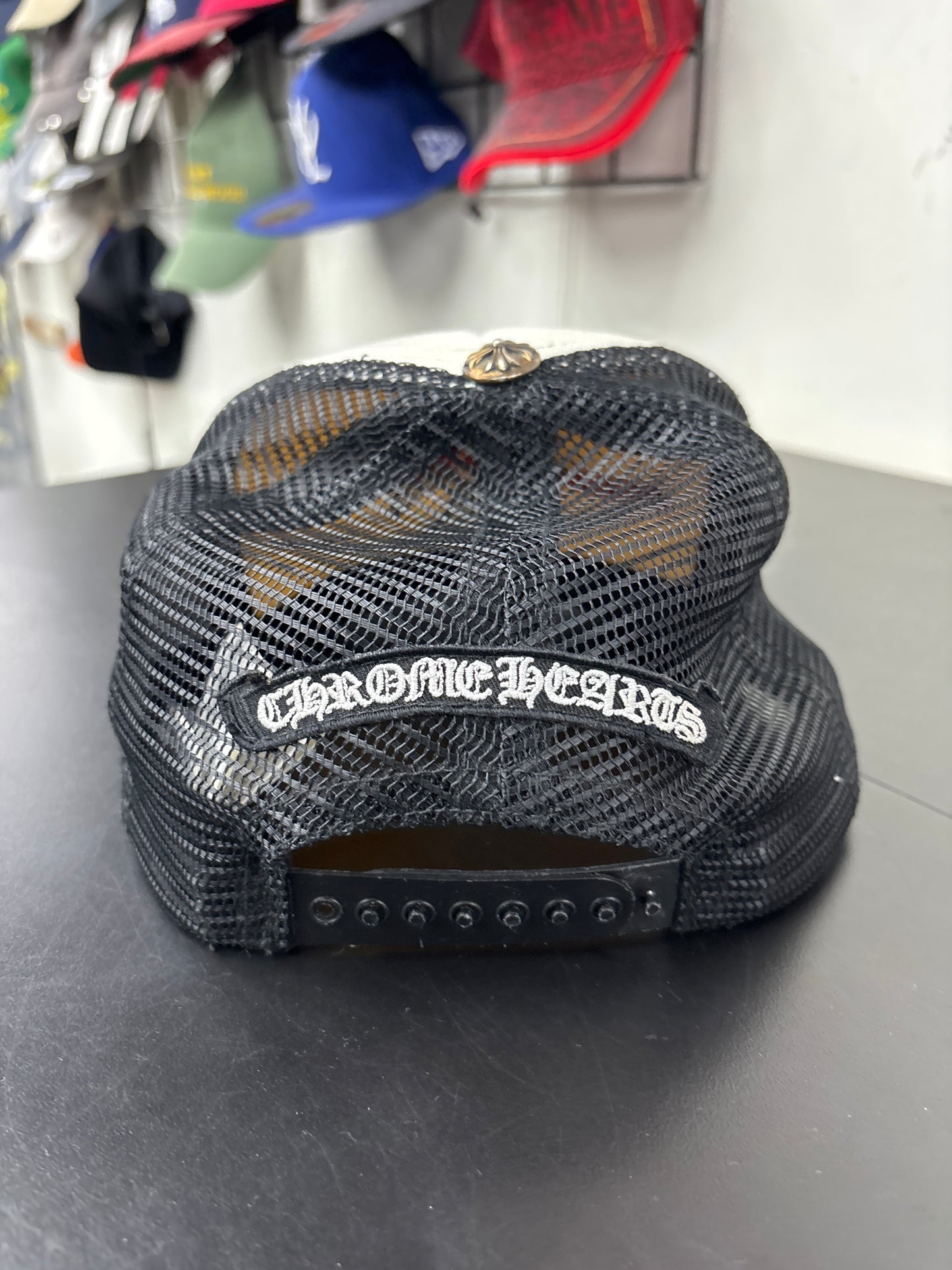 Chrome Vintage Guns And Roses Trucker