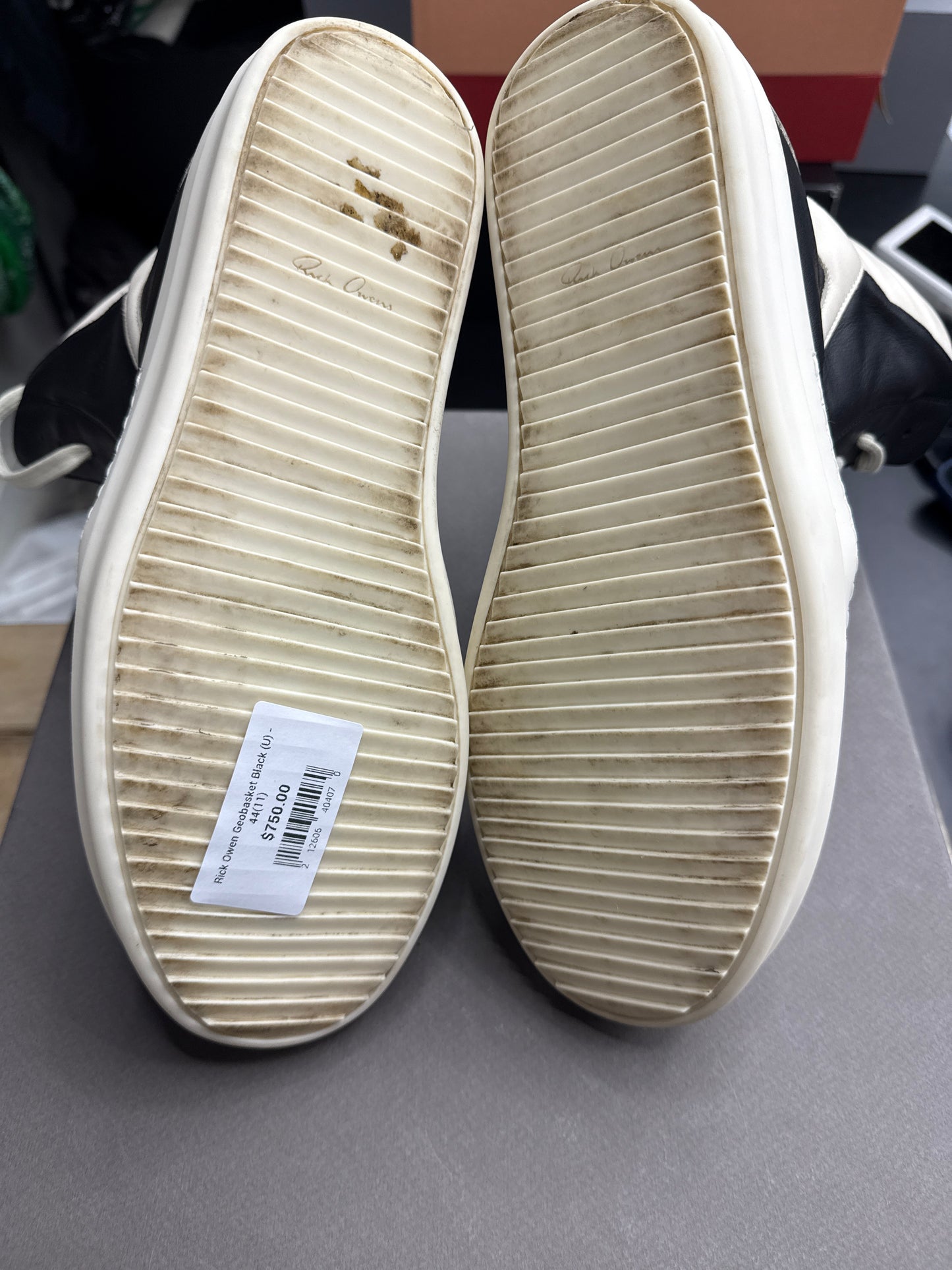 Rick Owen Geobasket Black (U) - 44(11)