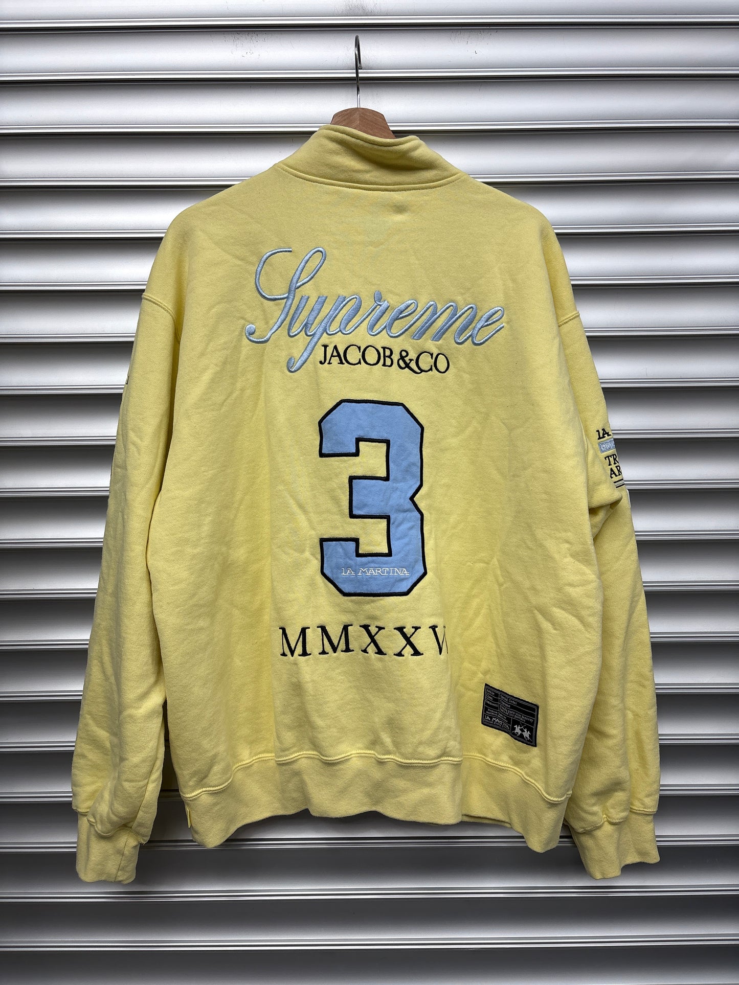 Supreme Jacob And Co Yellow Zip Up - L