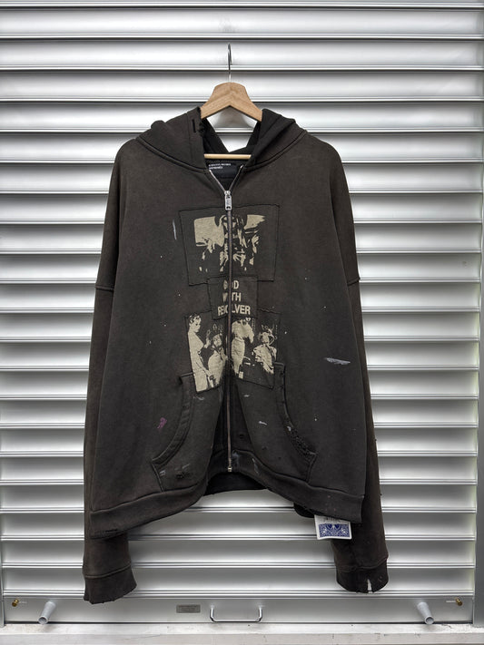 ERD God With Revolver Zip Up - XXL