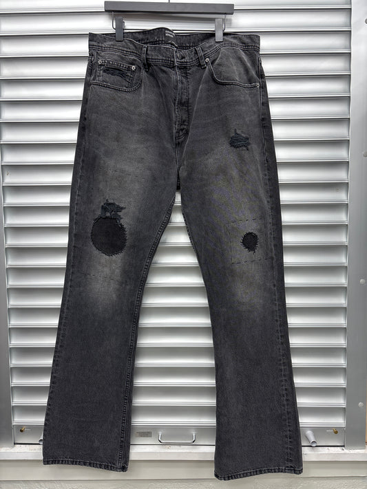 ERD Patchwork Flare Denim - 38