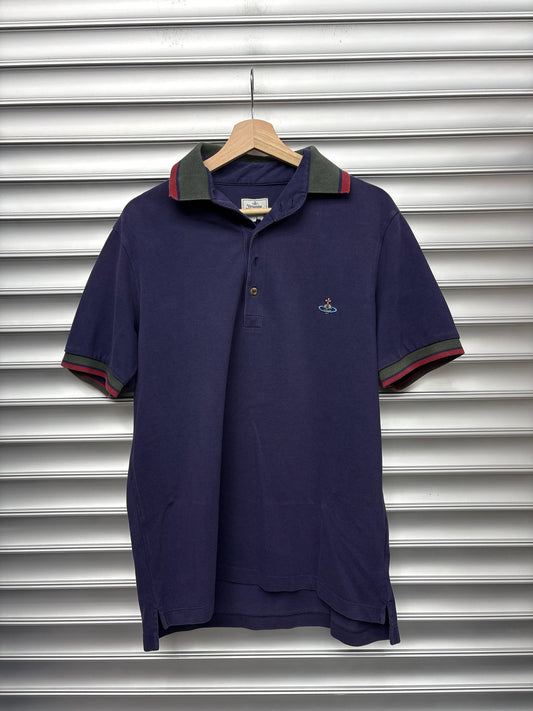 Vivienne Westwood Navy Polo - L**
