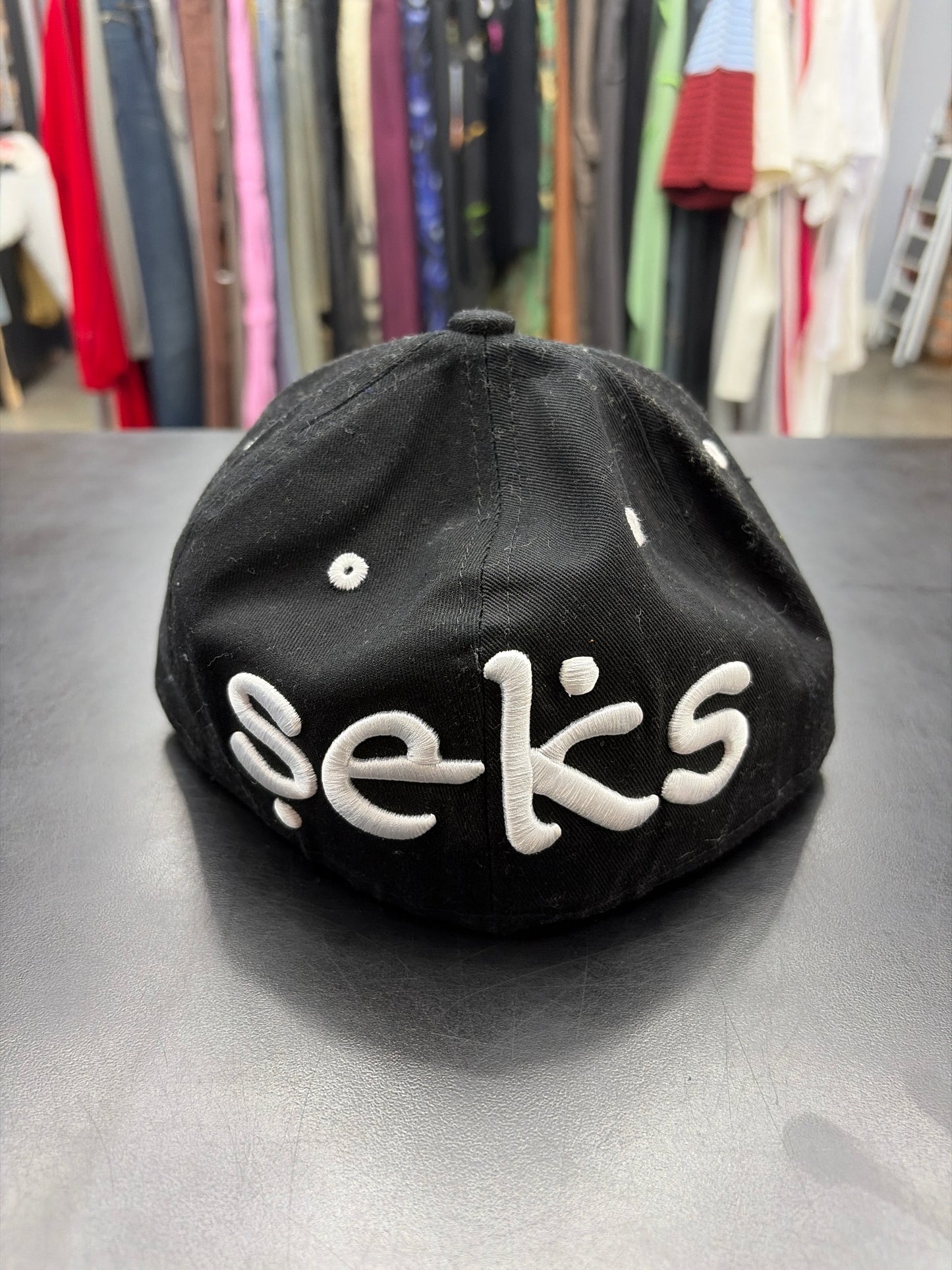Seks Black Fitted Hat - 7**