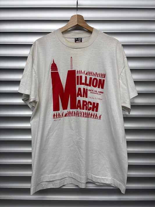 Vintage Million Man March Red Tee - XL*
