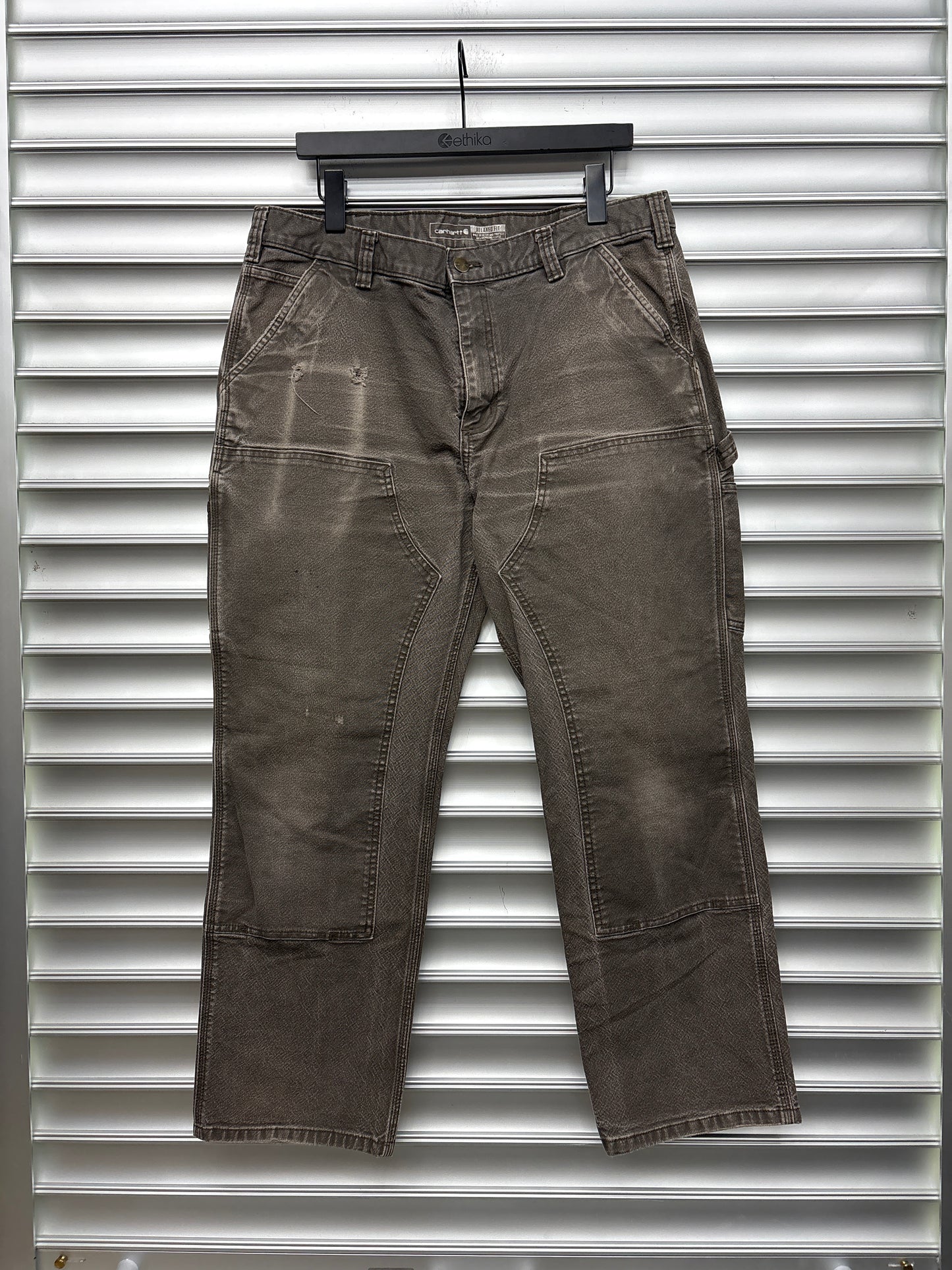Vintage Carhartt Brown Double Knee - 38