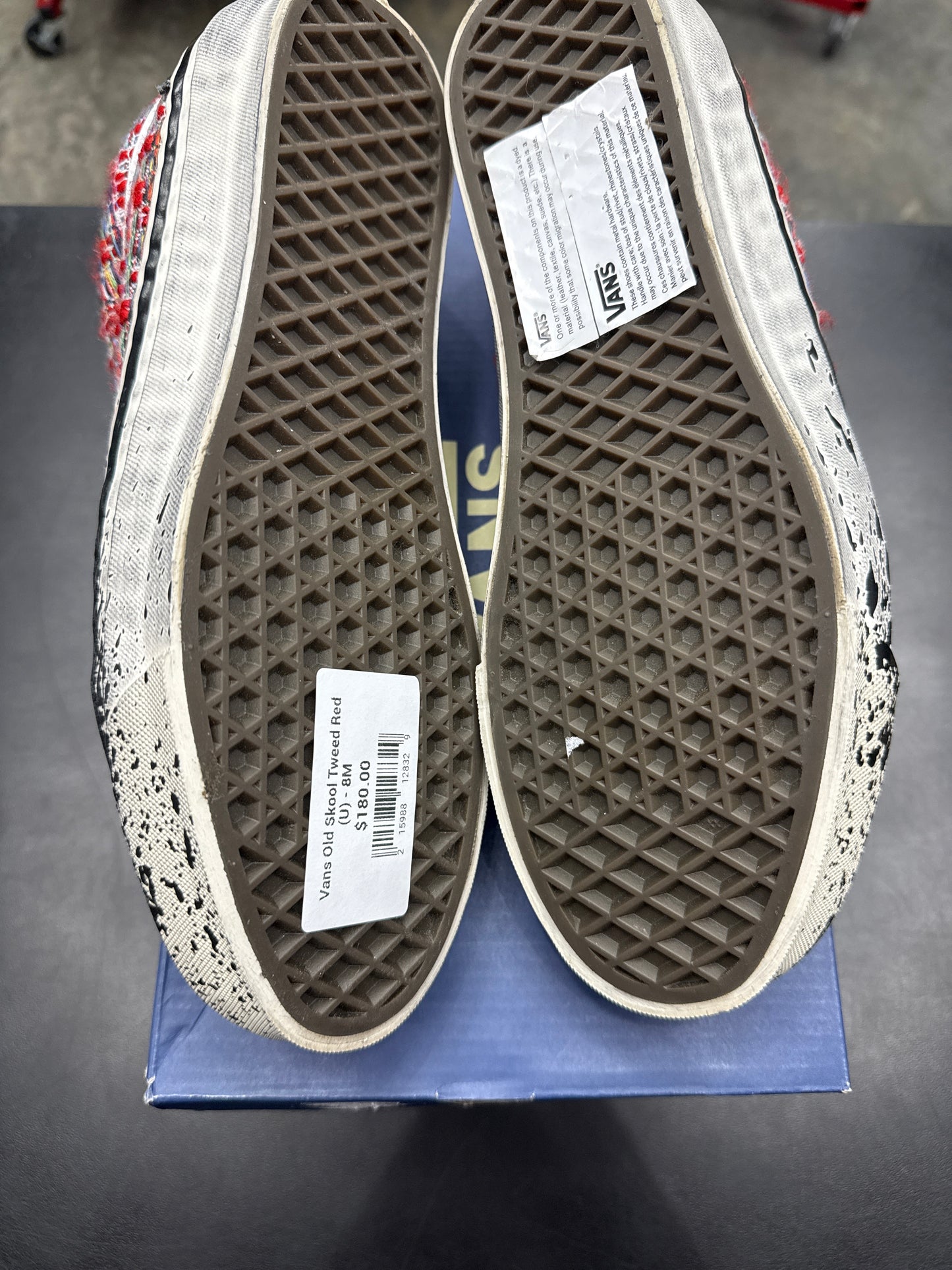 Vans Old Skool Tweed Red (U) - 8M