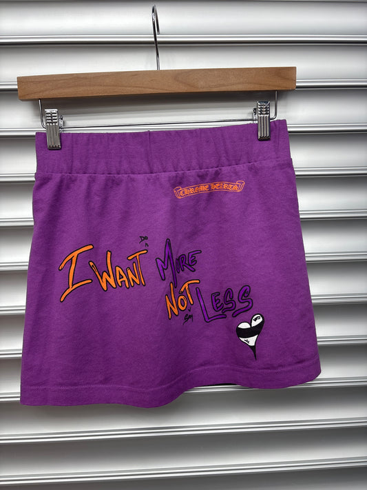 Chrome Hearts Matty Boy Purple Skirt - Medium