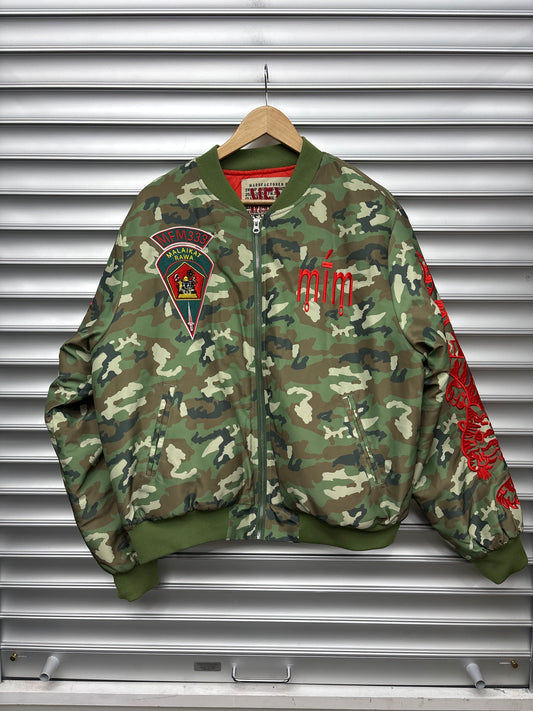Murder FM Tiger Camo Varsity - L