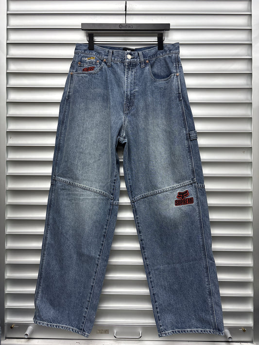 Supreme Fox Racing Cordura Baggy Jeans - 32**