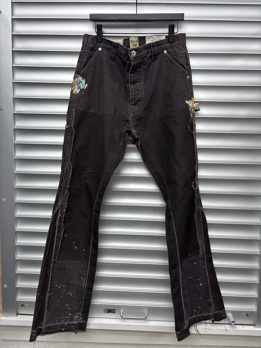 Gallery Dept Paint Splatter Brown Carpenter Pants - 33