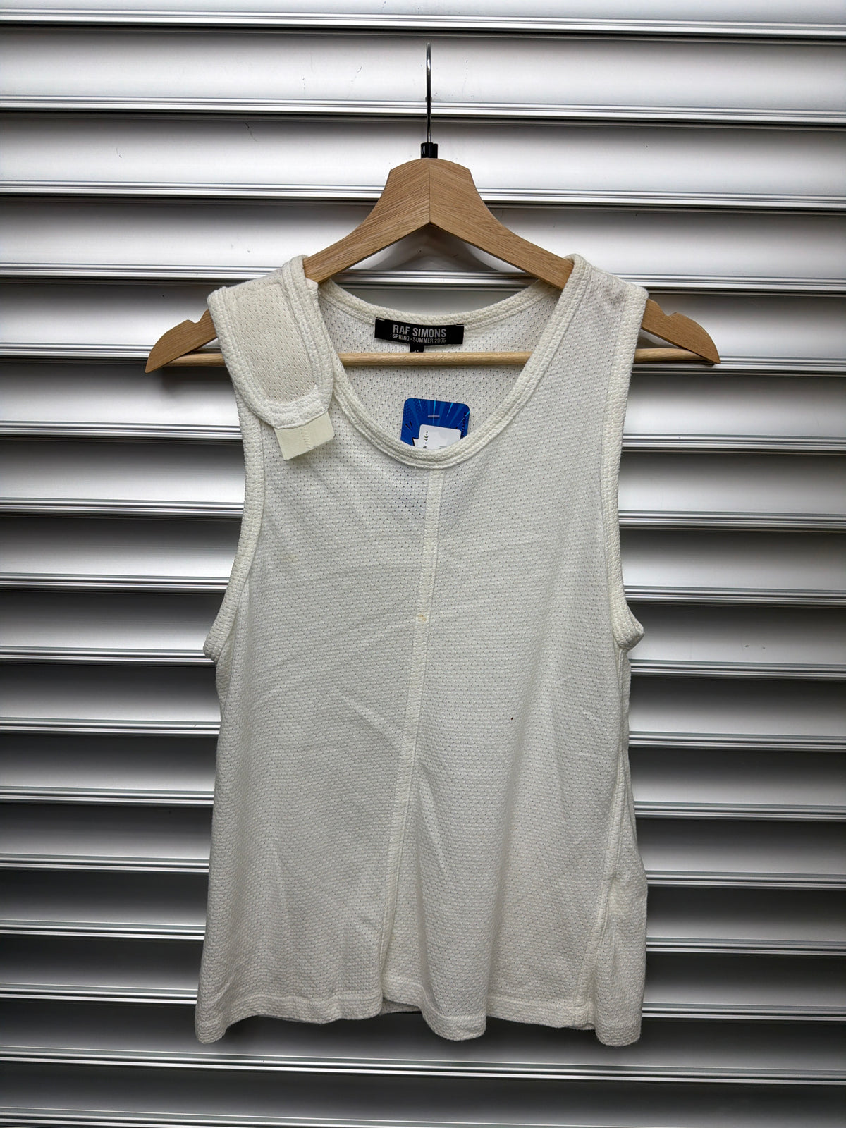 Raf Simon White Tank - 46**