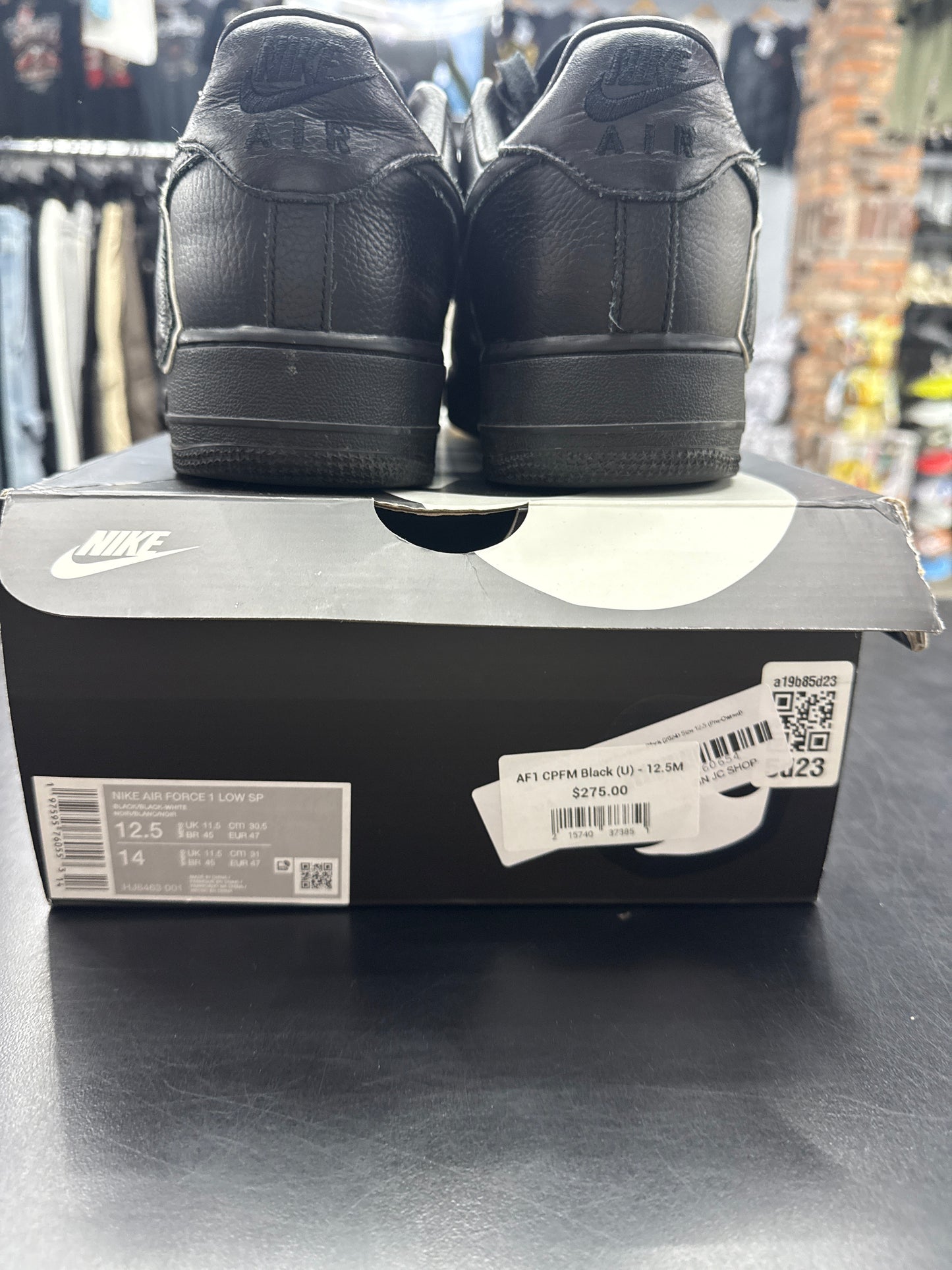 AF1 CPFM Black (U) - 12.5M