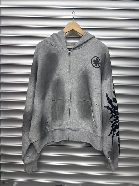 Grey Lost Shadows Hoodie - M