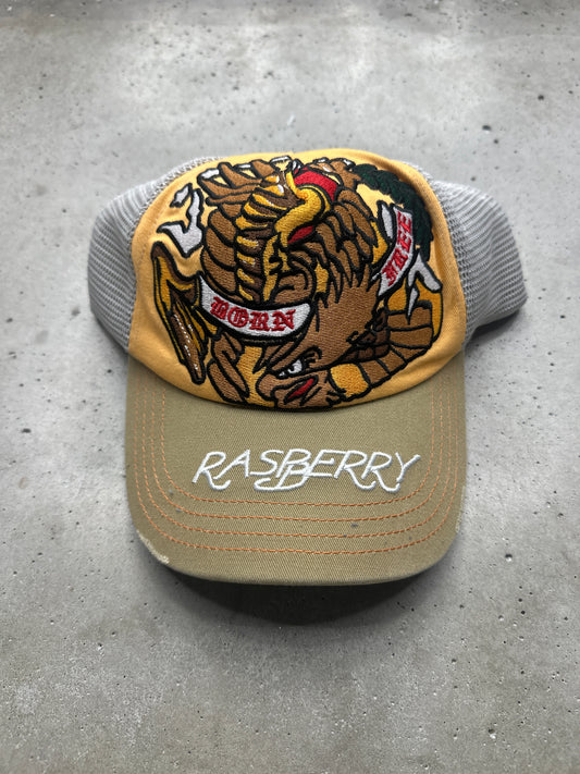 Raspberry Born Free Hat**