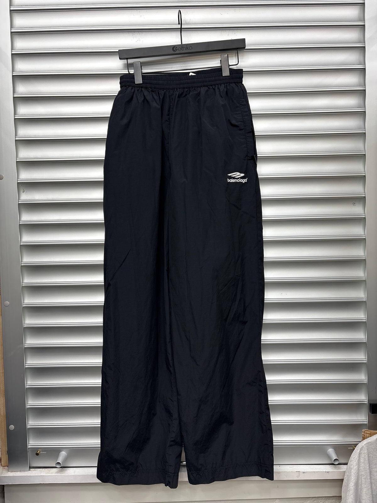 Balenciaga Sporty Logo Nylon Sweatpants - XXS**