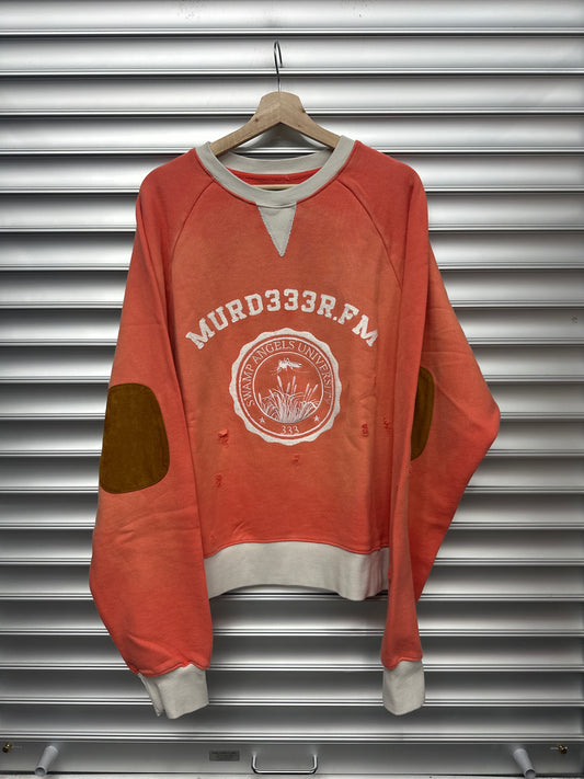 Murder FM Orange Crewneck - L**