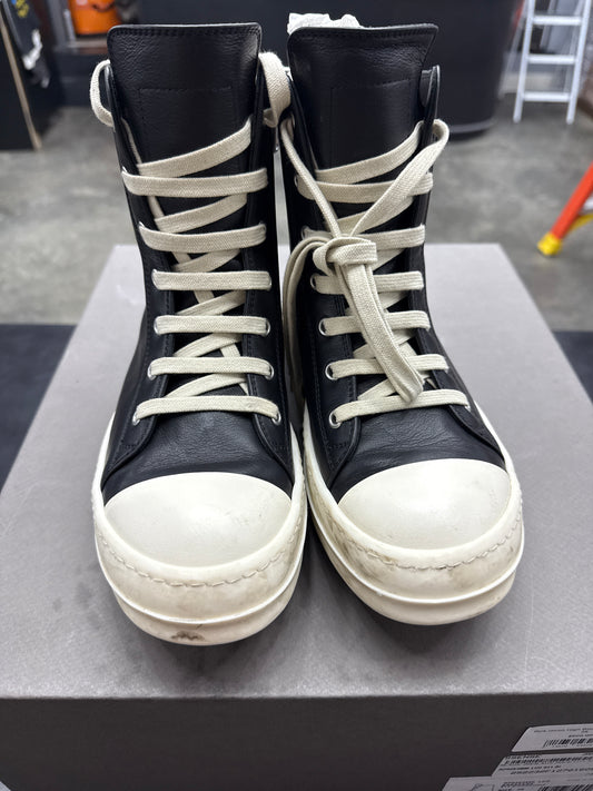 Rick Owen High Black Leather (U) - 38