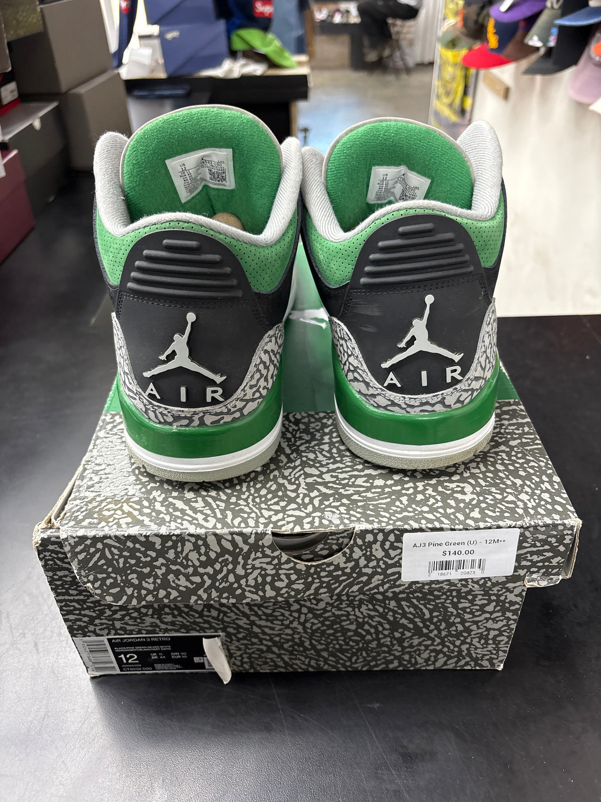 AJ3 Pine Green (U) - 12M**