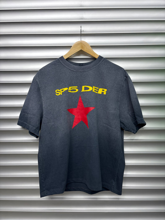 Spider Grey Five Point Tee - Small