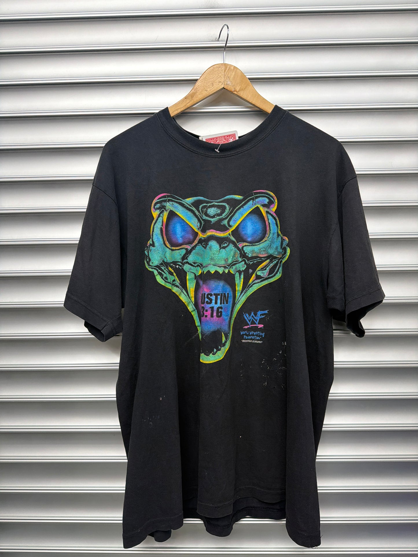 Vintage Austin Green Snake Tee - XL