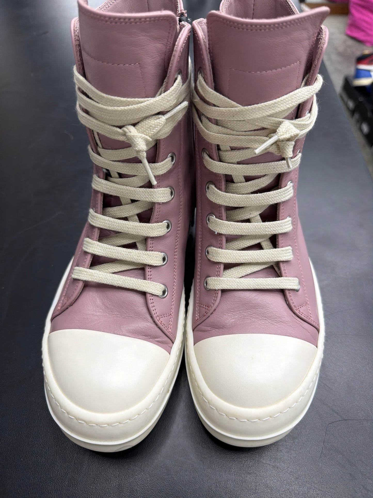Rick Owen Ramone High Dusty Pink (U) - 38 (NB)