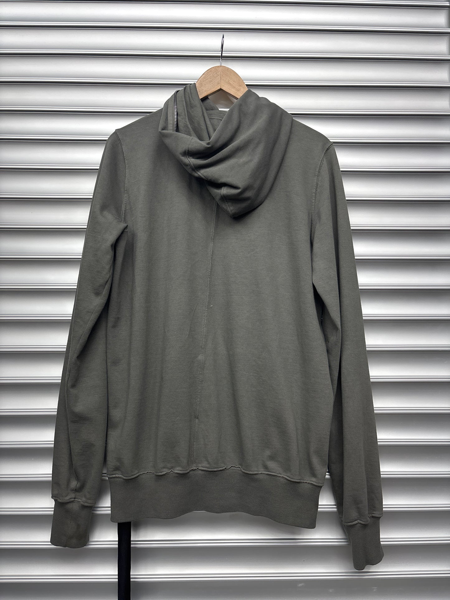 Grey Rick Owens Gimp Hoodie - M