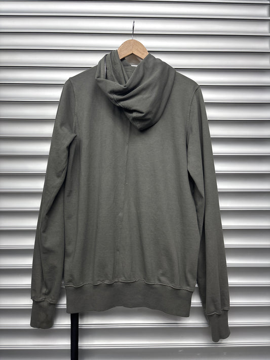 Grey Rick Owens Gimp Hoodie - M