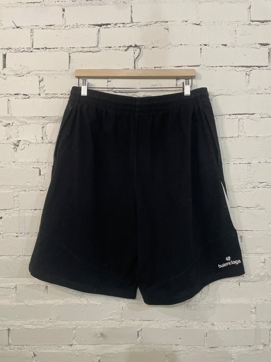 Balenciaga Sporty Logo Shorts - M
