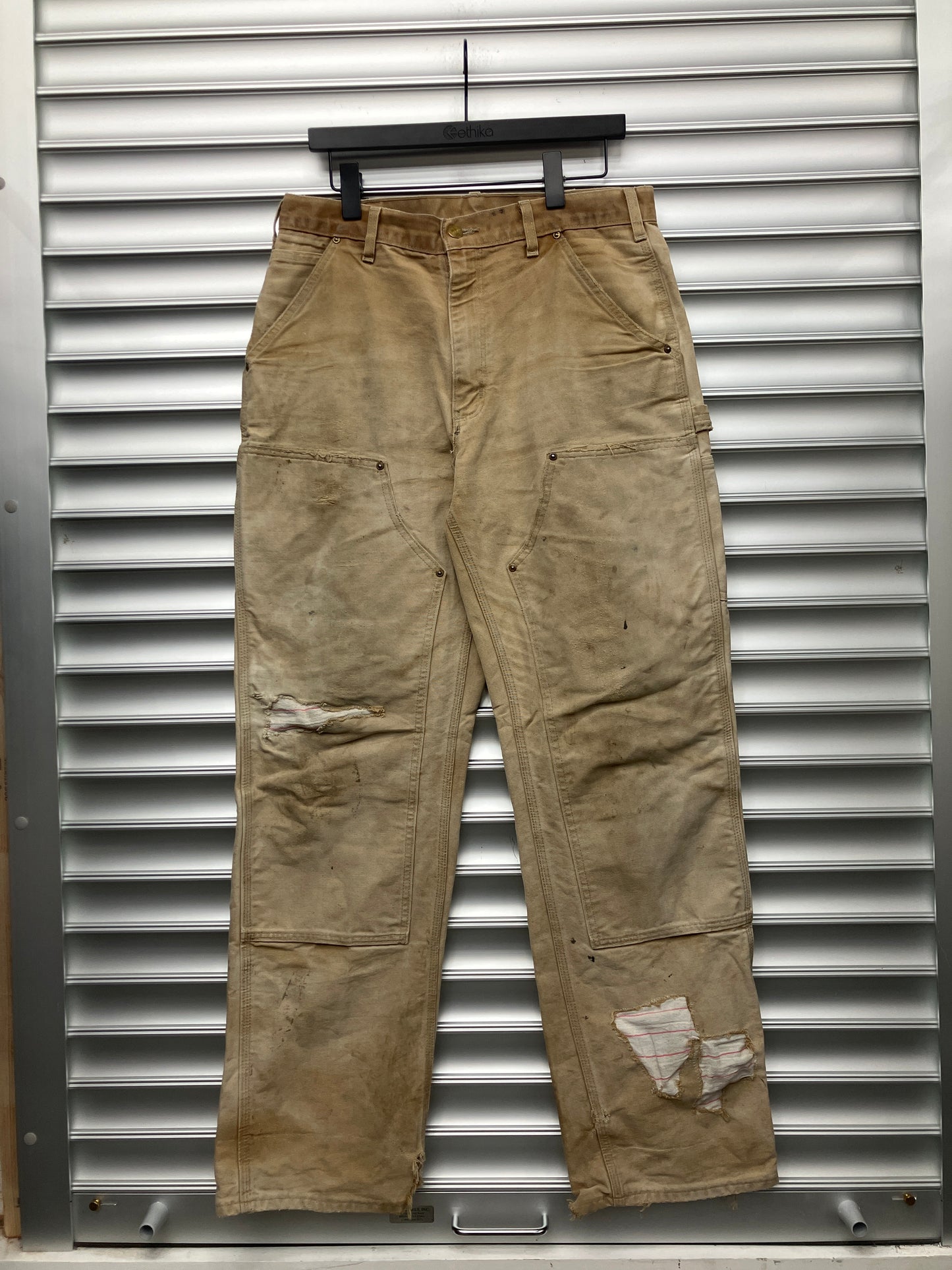 Vintage Tan Carhartt Double Knees - 34