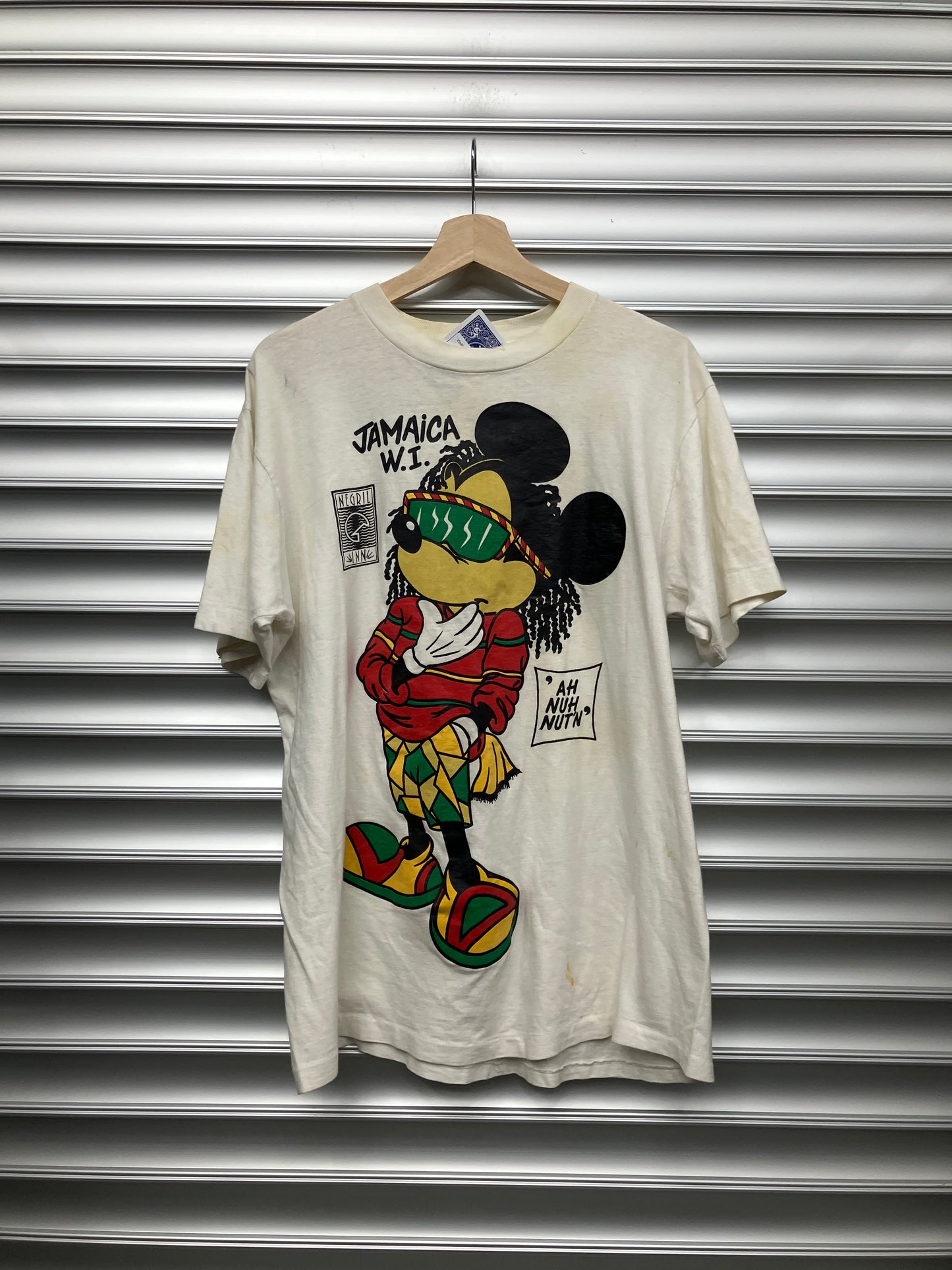 Vintage Jamaica Mickey Tee - L