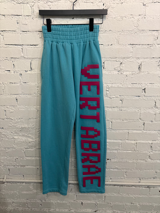 Vertabrae Blue/Pink Sweatpants - L