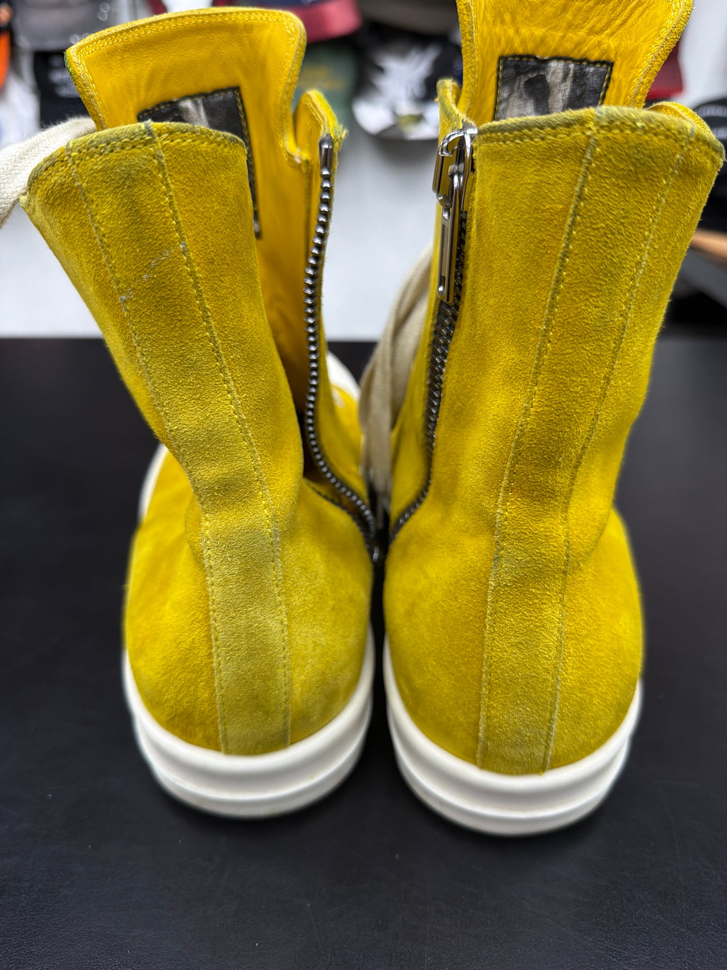Rick Owen Ramone High Lemon Suede (U) - 43(10) (NB)
