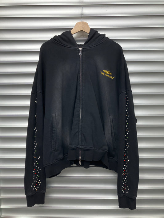 HMDD Rainbow Rhinestone Hoodie - XL