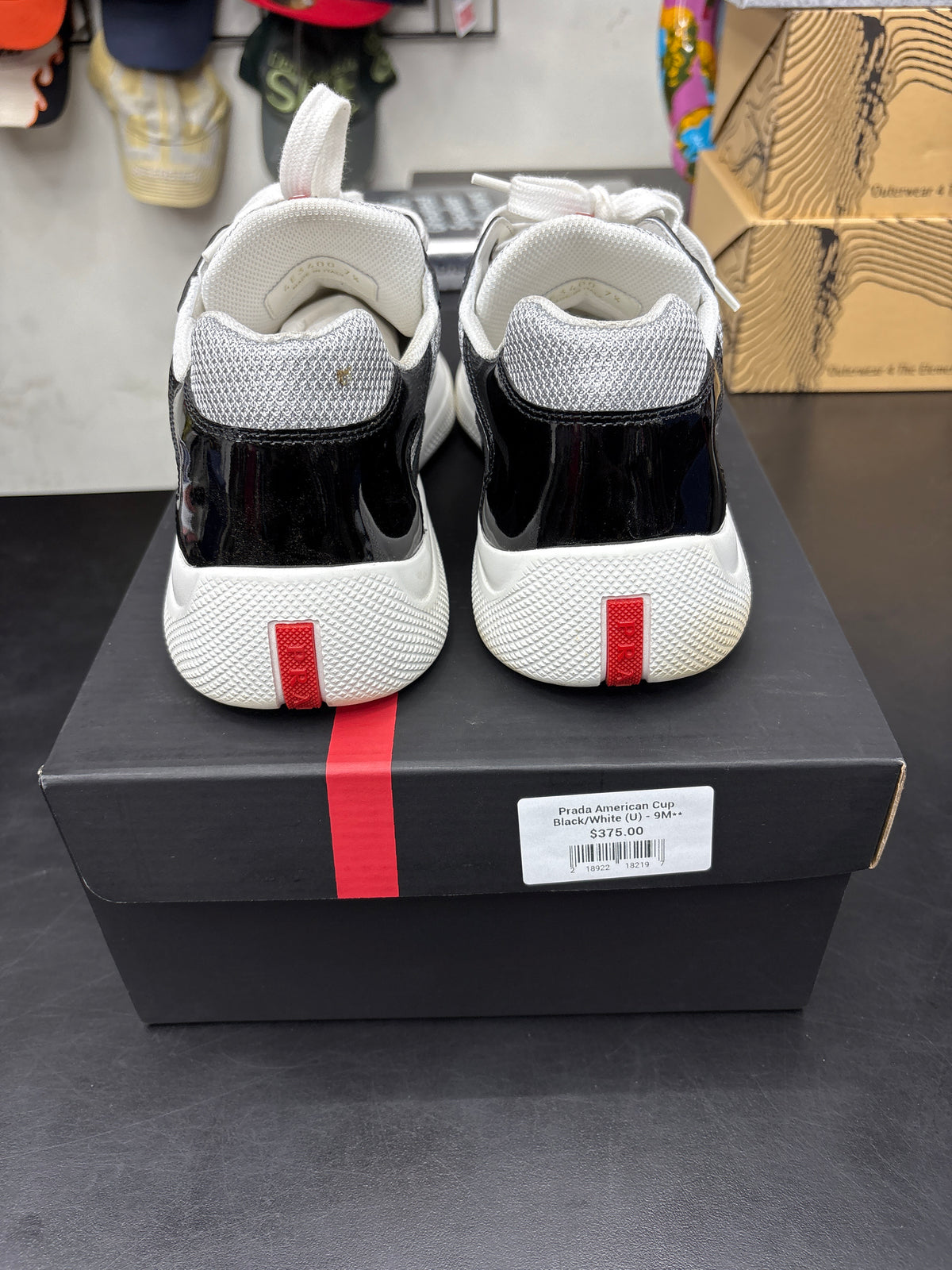 Prada American Cup Black/White (U) - 9M**