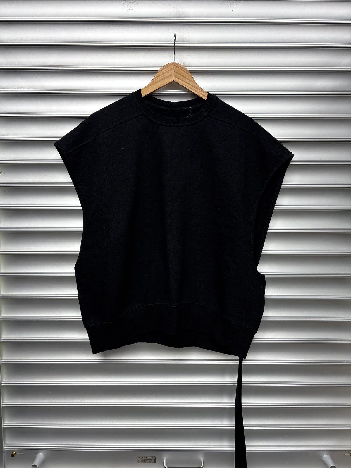 Rick Owens Black Sweater Vest - XS**
