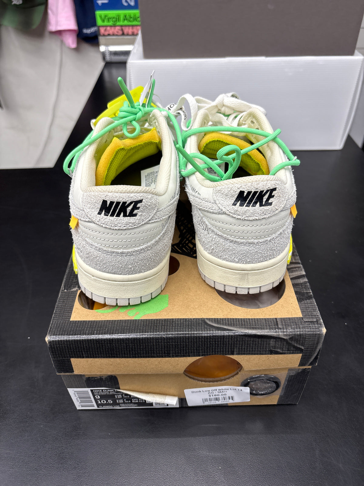 Dunk Low Off White Lot 14 (U) - 9M**