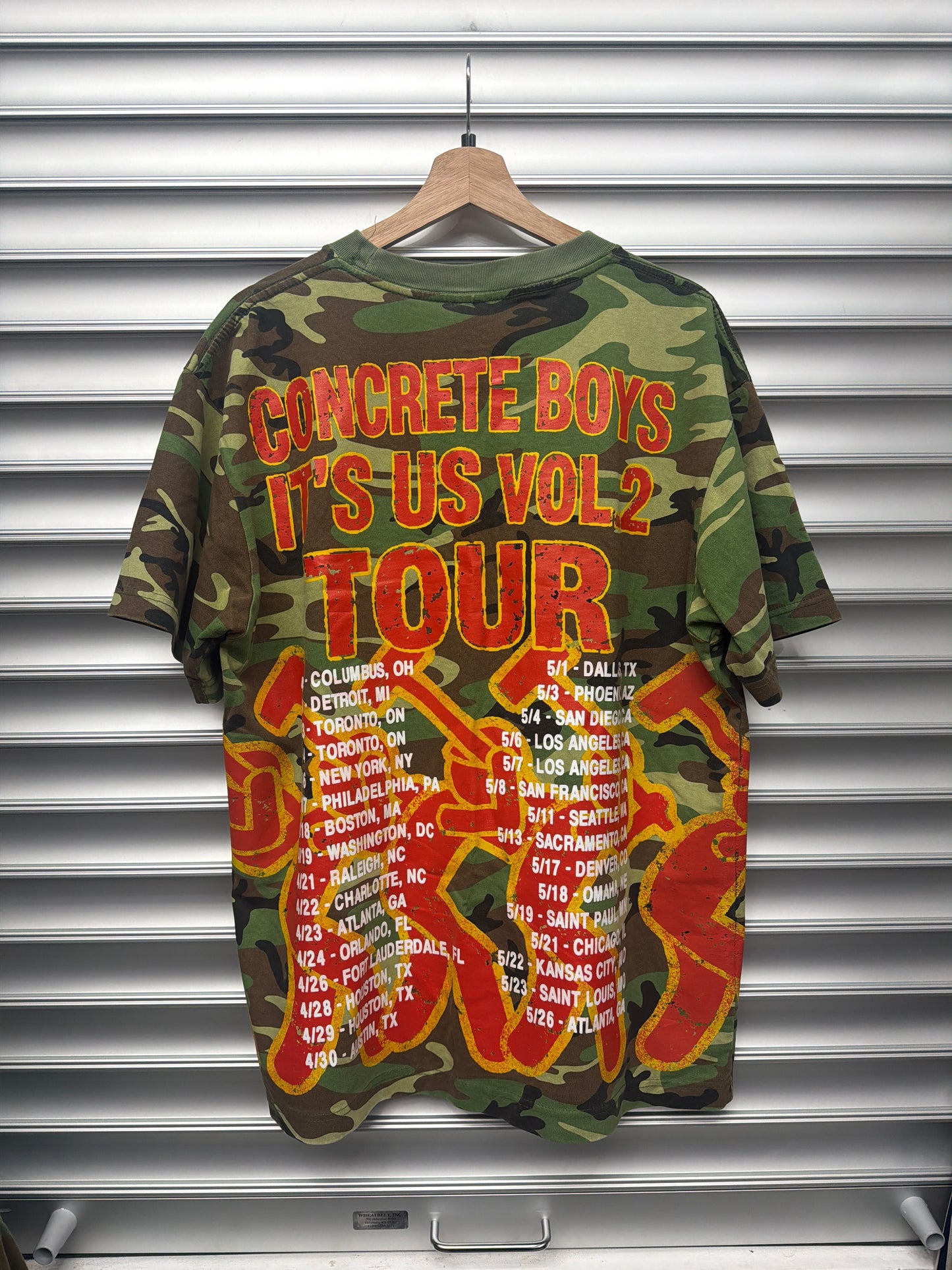 Concrete Boys Camo Tee - M