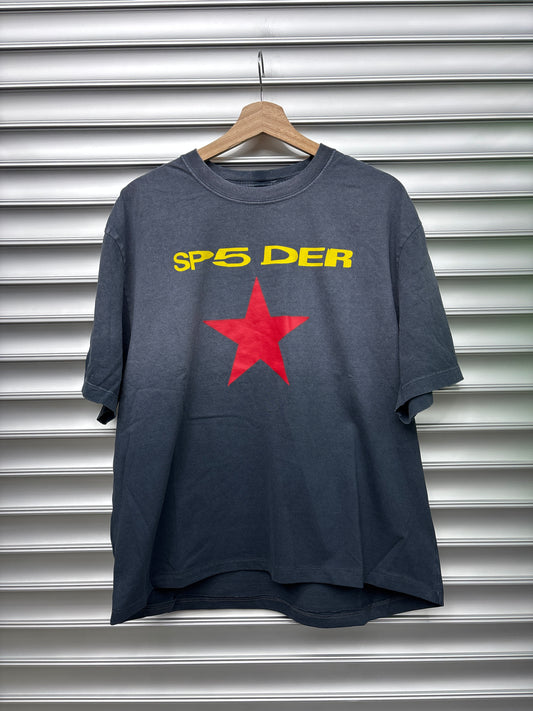 Spider Grey 5 Point Tee - Large