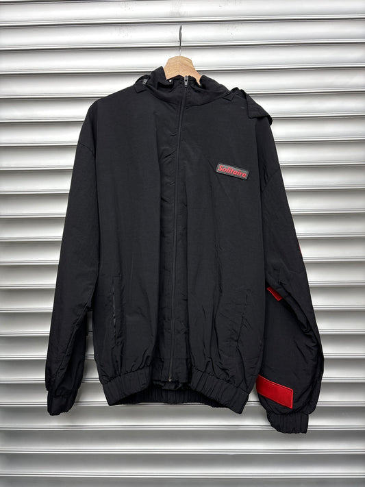 Solitaire Black/Red Jacket - L**