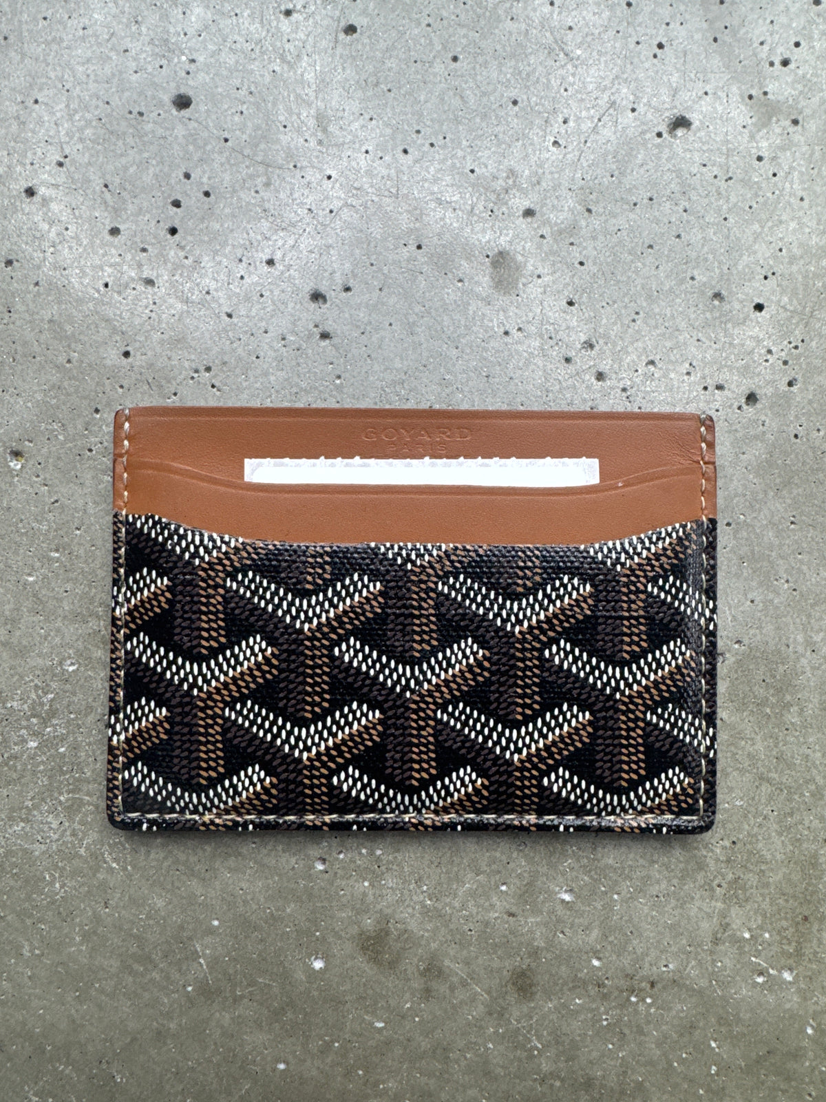 Goyard Brown Card Holder**