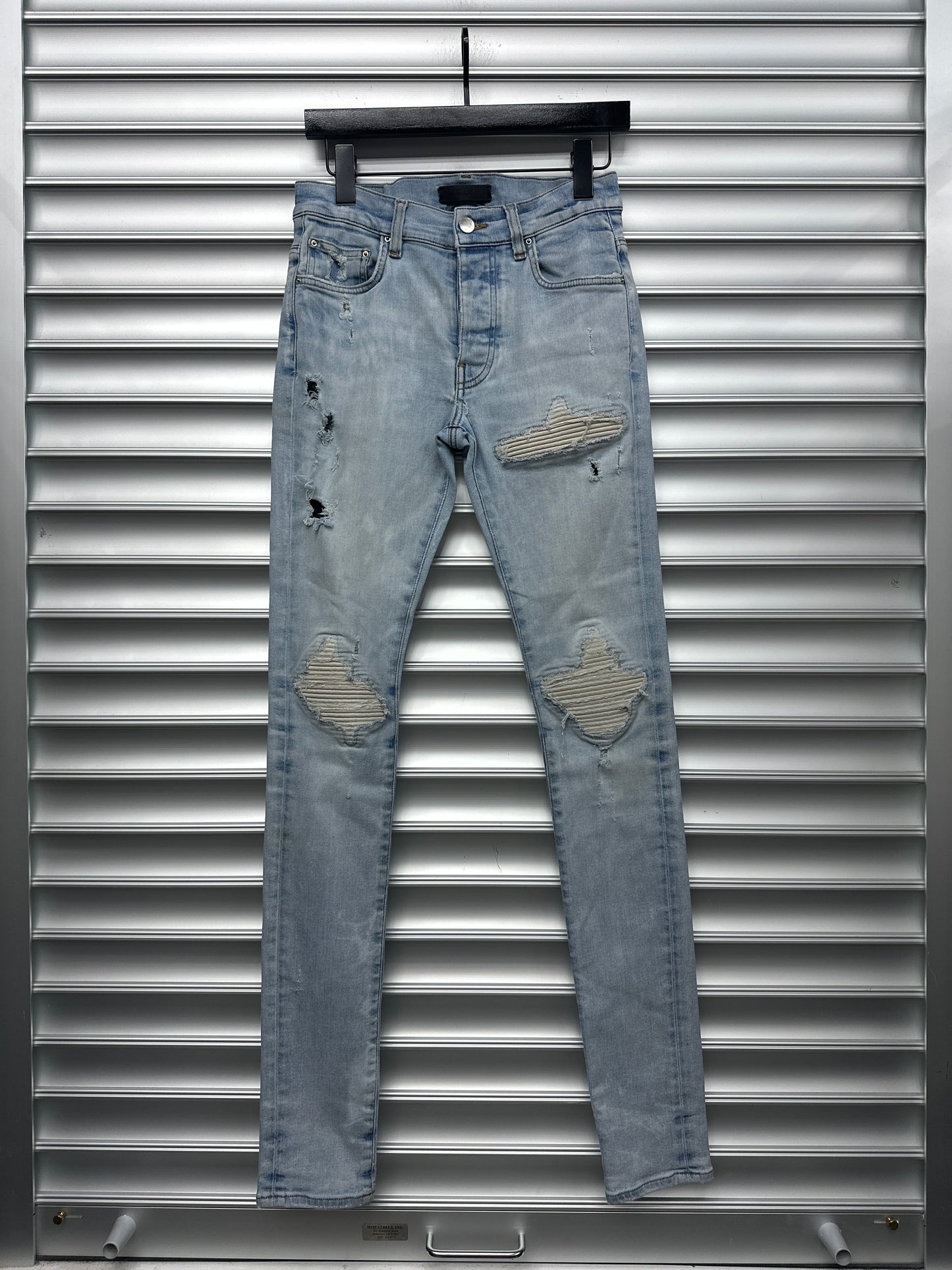 Amiri MX-1 White Denim - 28