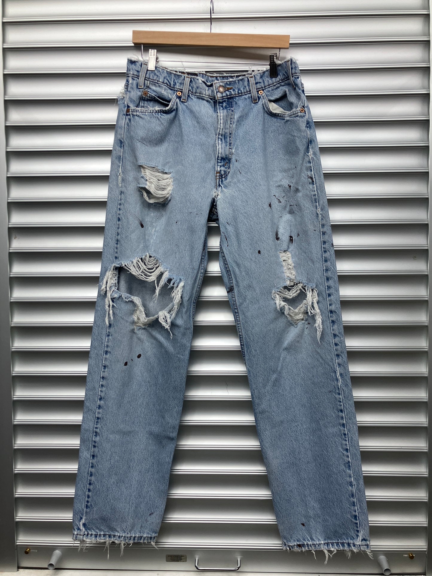 Vintage Thrashed Levis Denim - 36